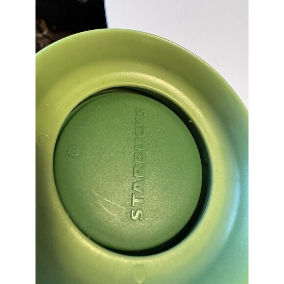 Starbucks Recycle Reduce Reuse Green Water Bottle Rare Greenie - Picture 7 of 9